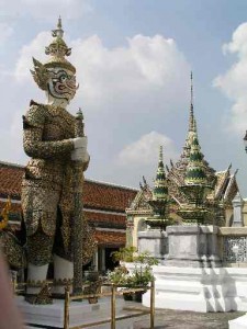 at the Grand Palace in Bangkok